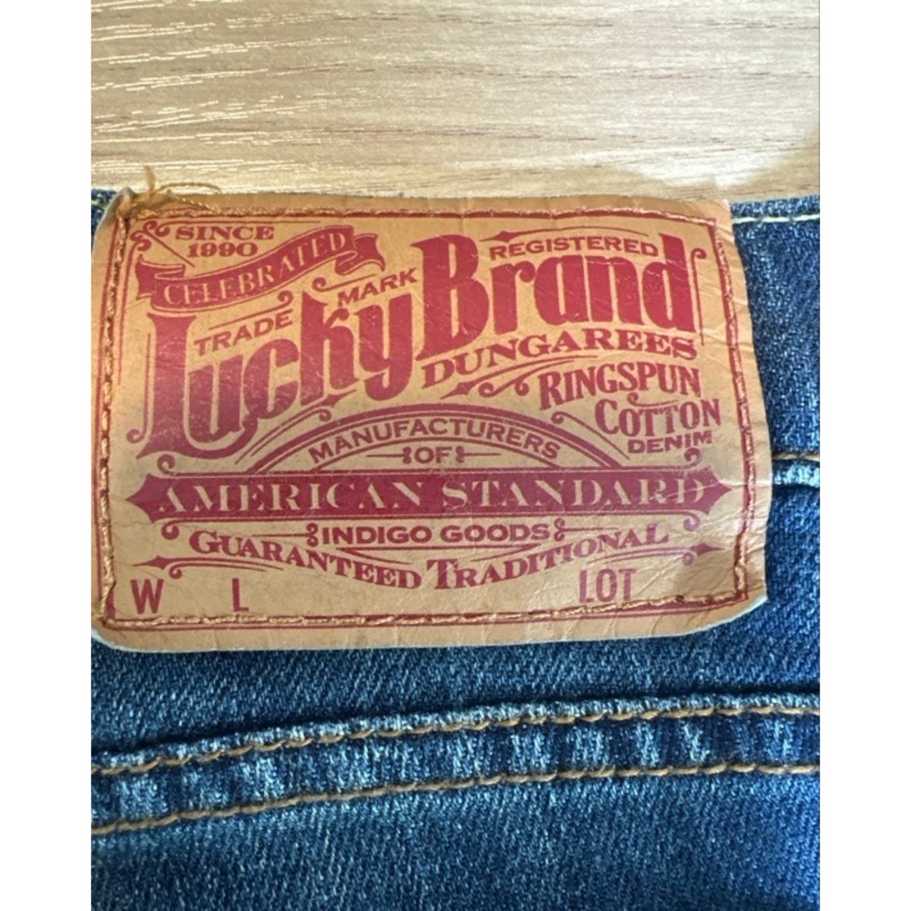 Lucky Brand Crop Jeans Womens 8/29 Medium Wash Stretch Denim Straight 7WP1064 - Picture 5 of 11
